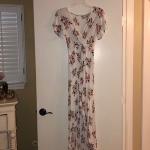 Morning Lavender Hi Low Maxi Dress